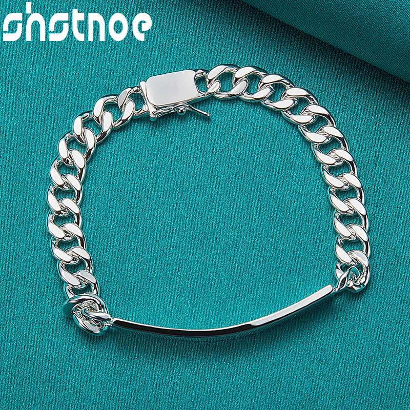925 Sterling Silver 8mm Smooth Sideways Bracelet For Men Women Fashion Party Engagement Wedding Birthday Gift Fine Charm Jewelry
925 Sterling Silver 8mm Smooth Sideways Bracelet For Men Women Fashion Party Engagement Wedding Birthday Gift Fine Charm Jewelry