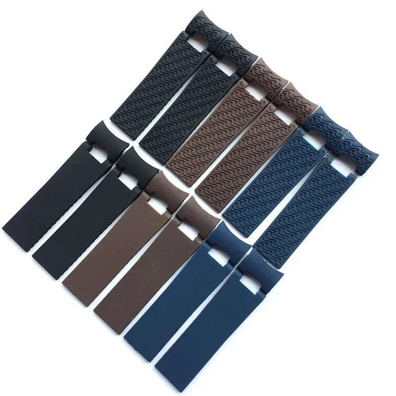 22*20mm Curved End Black Brown Blue Waterproof Silicone Rubber Wristband Watch band Strap Belt For Ulysse Nardin DIVER Bracelet
22*20mm Curved End Black Brown Blue Waterproof Silicone Rubber Wristband Watch band Strap Belt For Ulysse Nardin DIVER Bracelet