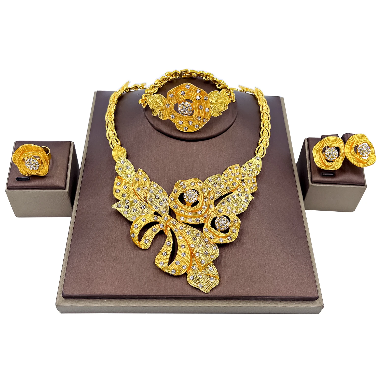 Fashion Party 2022 New Fashion Jewelry Women Necklace Sets Rings Earrings Wedding Bridal Pendant Necklace Exquisite Gift
Fashion Party 2022 New Fashion Jewelry Women Necklace Sets Rings Earrings Wedding Bridal Pendant Necklace Exquisite Gift