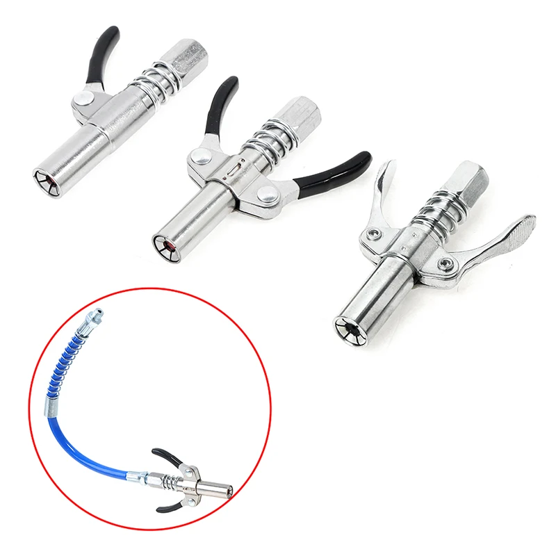 Grease Gun Coupler 10000 PSI NPTI/8 High Pressure Grease Nozzle Oil Pump Car Syringe Lubricant Tip Repair Accessories Lubricant
Grease Gun Coupler 10000 PSI NPTI/8 High Pressure Grease Nozzle Oil Pump Car Syringe Lubricant Tip Repair Accessories Lubricant