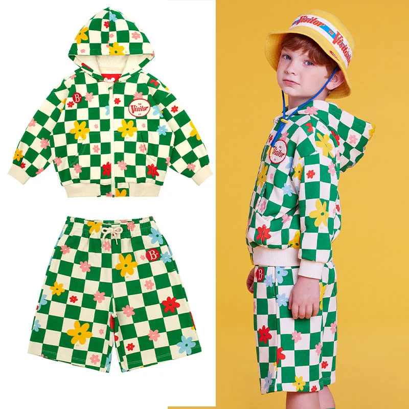 EnkeliBB детский брендовый дизайн куртка и широкие брюки наборы супер модная зеленая клетчатая одежда наряды для мальчиков и девочек 
EnkeliBB детский брендовый дизайн куртка и широкие брюки наборы супер модная зеленая клетчатая одежда наряды для мальчиков и девочек