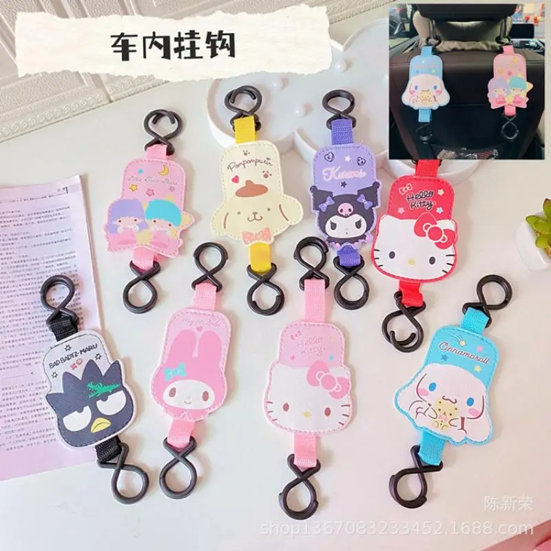 Sanrio Hello Kitty My Melody Kuromi Cinnamoroll Cartoon Car Multifunctional Rear Headrest Hook Household Storage Stroller Hook
Sanrio Hello Kitty My Melody Kuromi Cinnamoroll Cartoon Car Multifunctional Rear Headrest Hook Household Storage Stroller Hook
