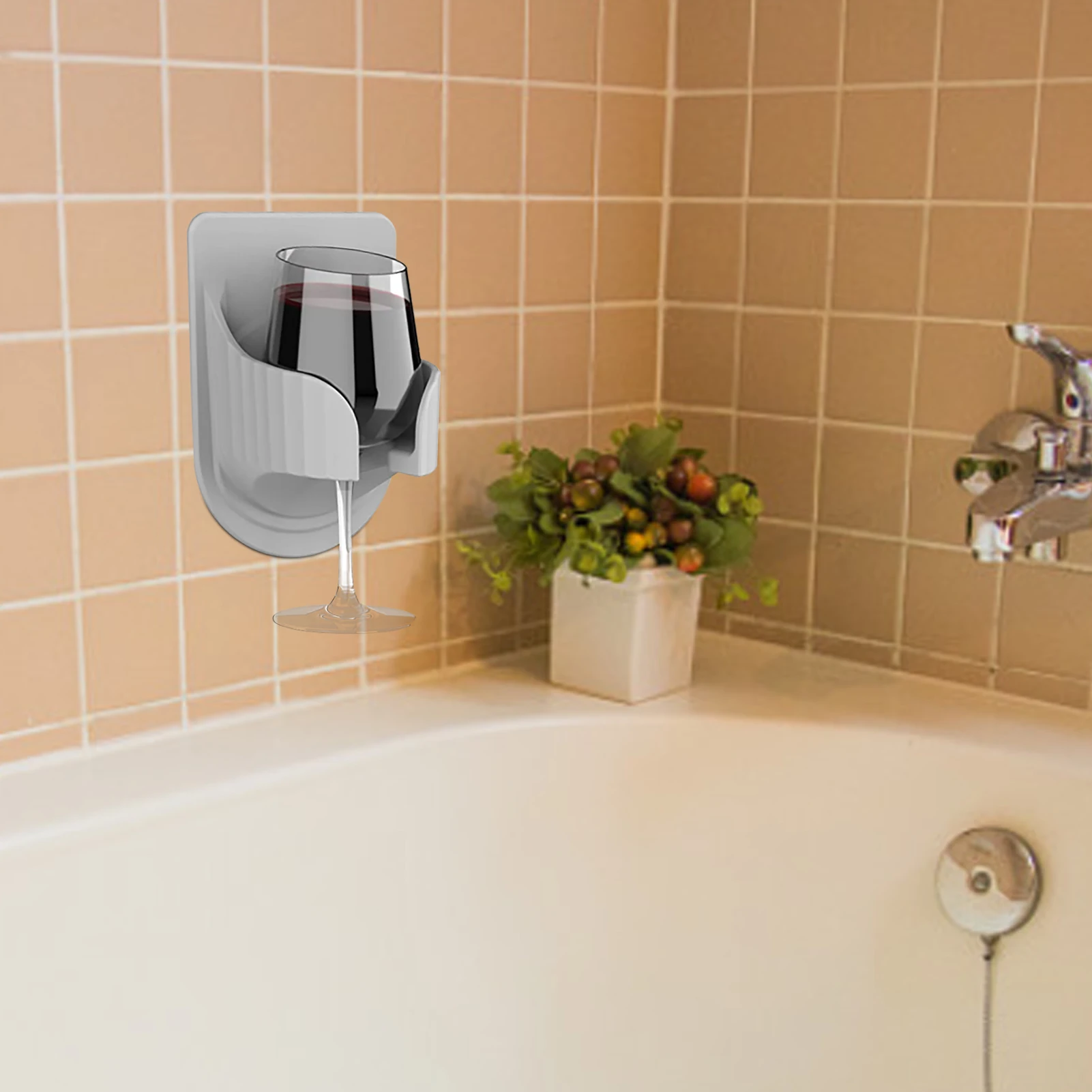 Wall-mounted Cup Holder Practical Wine Bottle And Cup Holders Bath And Drink Holder For Large Drinks And Almost Any Size Bottle
Wall-mounted Cup Holder Practical Wine Bottle And Cup Holders Bath And Drink Holder For Large Drinks And Almost Any Size Bottle