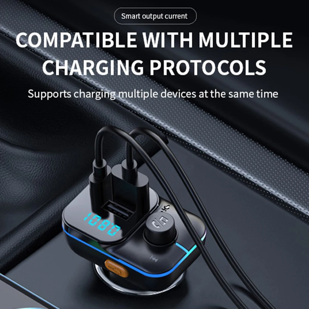Trim Car Bluetooth MP3 Player 12-24V ABS Charger Dual USB FM Transmitter SD Card Playback Support U Disk Useful
Trim Car Bluetooth MP3 Player 12-24V ABS Charger Dual USB FM Transmitter SD Card Playback Support U Disk Useful