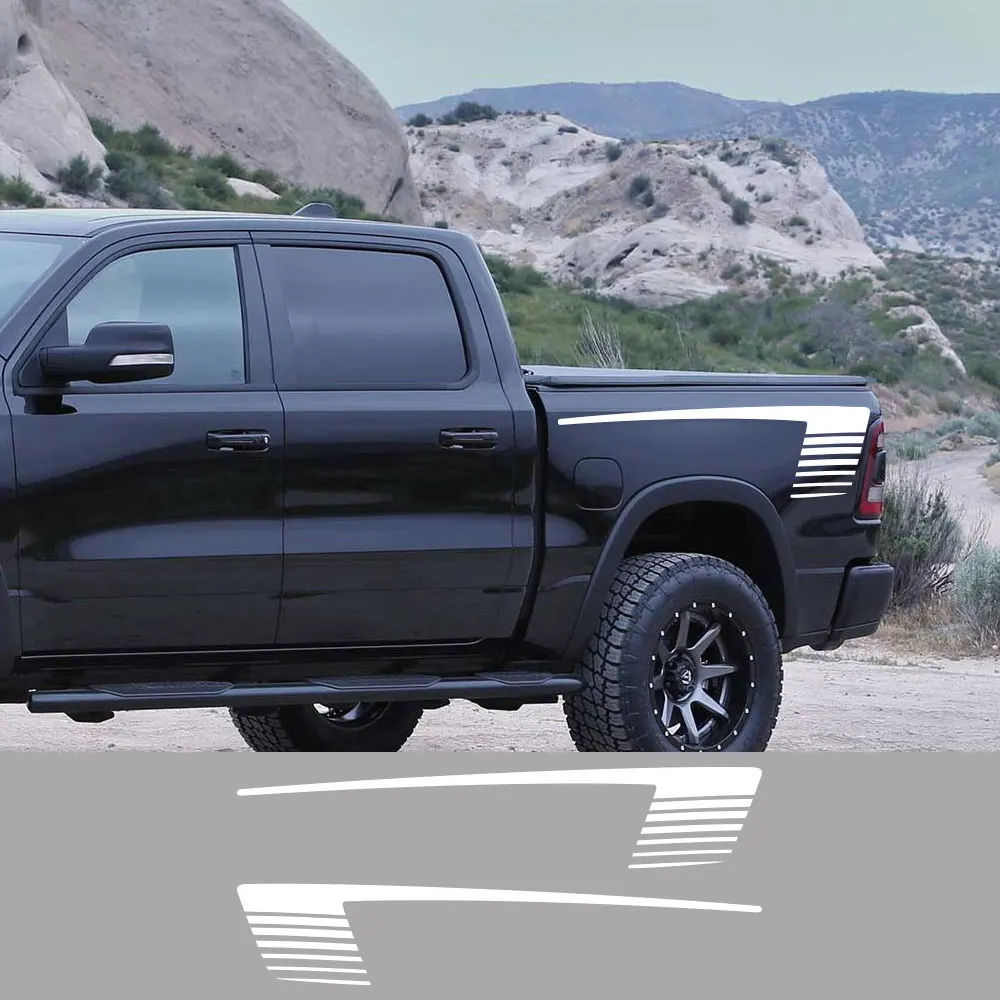 Wholesale Pickup Rear Bed Side Dodge RAM Truck Stickers for Retro Hockey Stick Stripes Decor Decal Car Vinyl Film Cover Auto
Wholesale Pickup Rear Bed Side Dodge RAM Truck Stickers for Retro Hockey Stick Stripes Decor Decal Car Vinyl Film Cover Auto