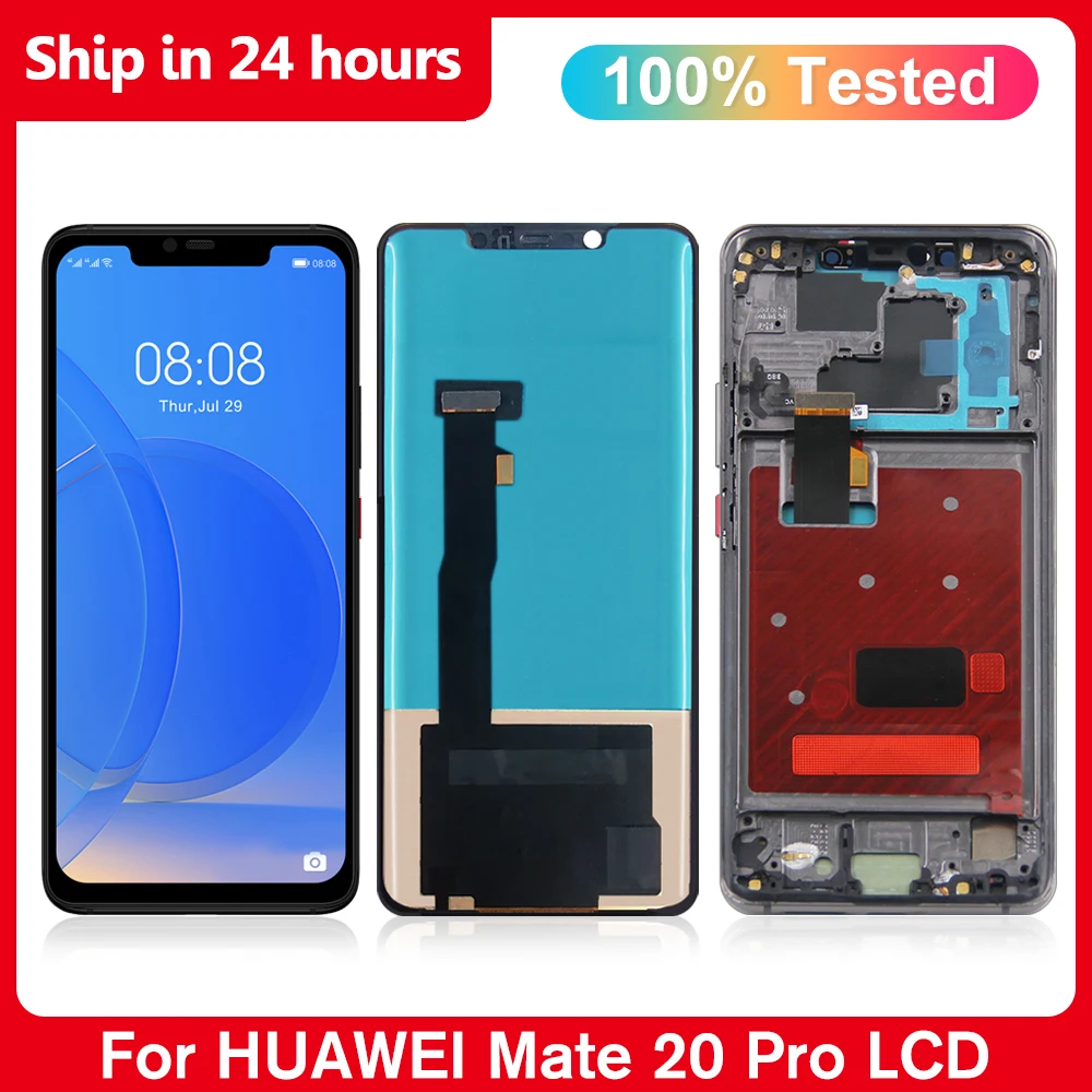 100% протестированный высококачественный ЖК-дисплей для Huawei Mate 20 Pro, сенсорный экран, дигитайзер в сборе, Замена для Huawei Mate20pro LCD
100% протестированный высококачественный ЖК-дисплей для Huawei Mate 20 Pro, сенсорный экран, дигитайзер в сборе, Замена для Huawei Mate20pro LCD