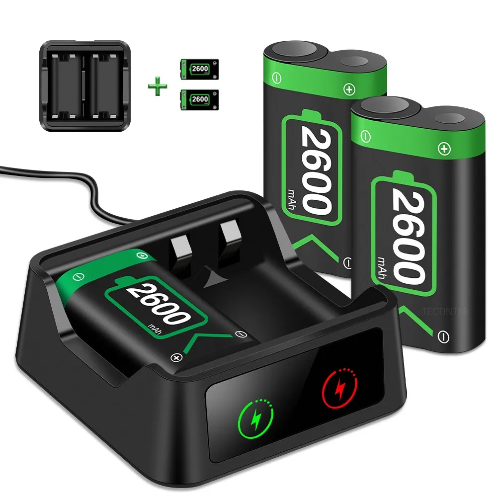 2pcs 2600mAh Rechargeable Battery For Xbox Series X S/Xbox One S X Controller USB Battery Charger For Xbox One Accessories
2pcs 2600mAh Rechargeable Battery For Xbox Series X S/Xbox One S X Controller USB Battery Charger For Xbox One Accessories