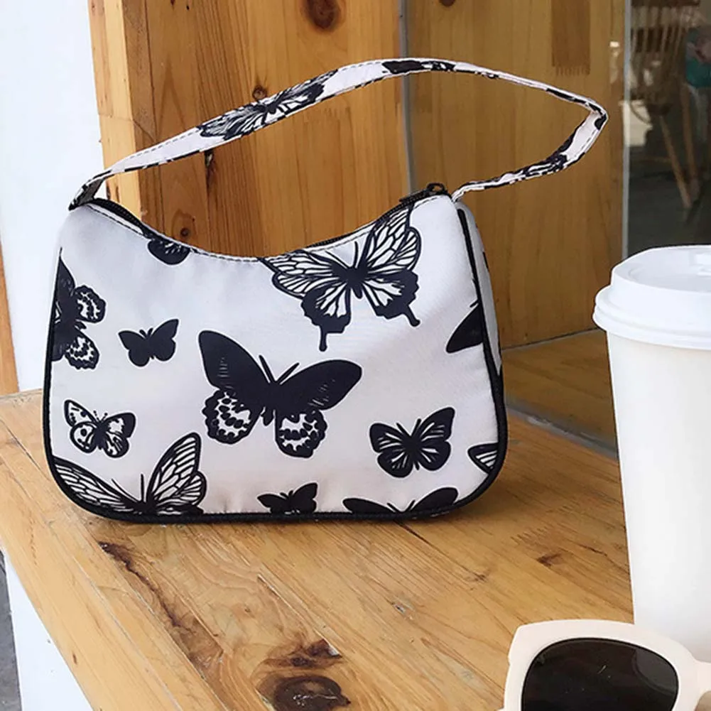 Korean Sweet Butterfly Handbag Nylon Shoulder Bag Female Travel Underarm Top Handle Bag Outdoor Shopping Business
Korean Sweet Butterfly Handbag Nylon Shoulder Bag Female Travel Underarm Top Handle Bag Outdoor Shopping Business