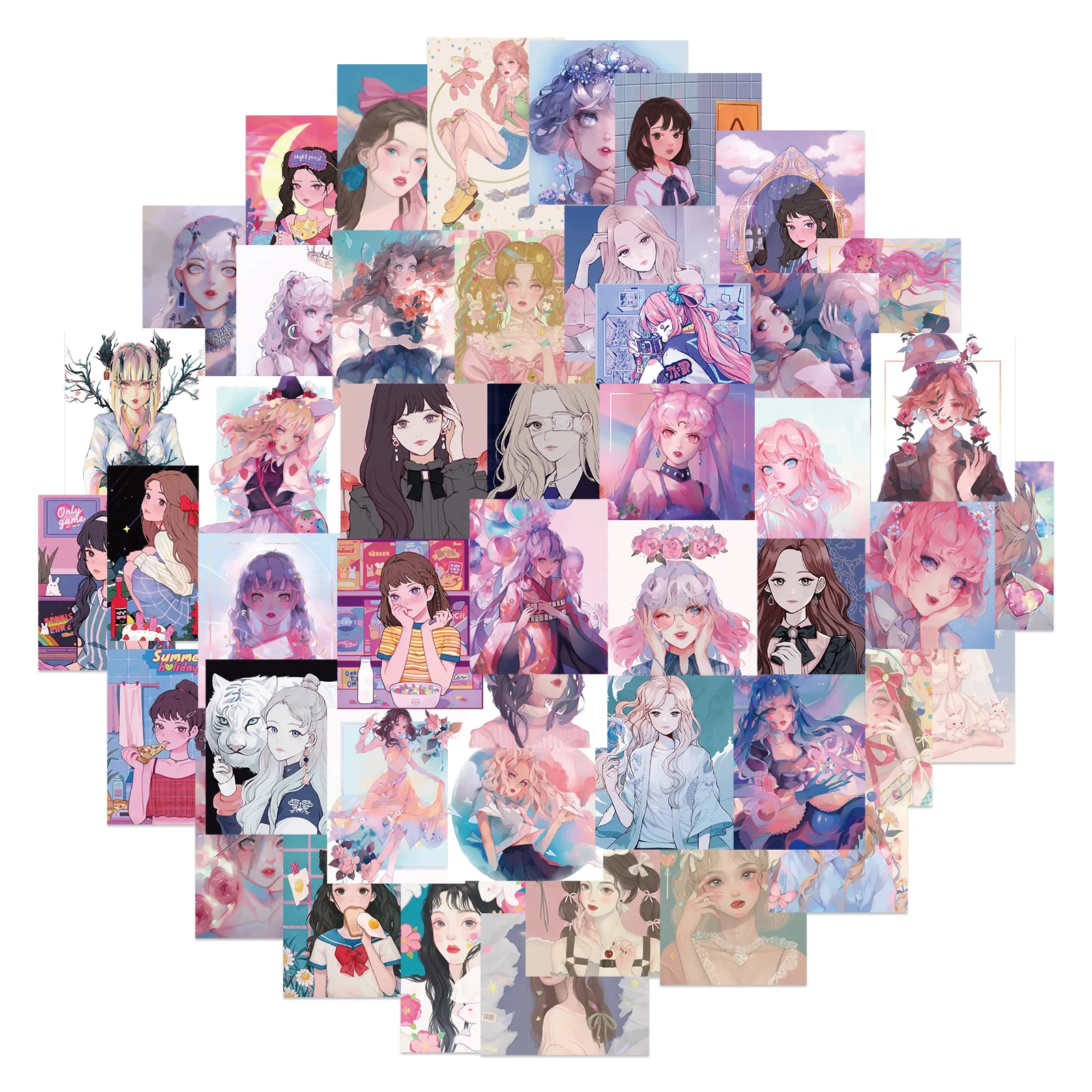 25/50PCS Anime Girls Otaku Welfare Illustration Sweetheart Beauty Stickers for Phone Laptop Luggage Case Graffiti Sticker Decals
25/50PCS Anime Girls Otaku Welfare Illustration Sweetheart Beauty Stickers for Phone Laptop Luggage Case Graffiti Sticker Decals
