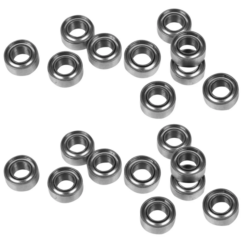 20Pcs Miniature Sealed Metal Shielded Metric Radial Ball Bearing Model: MR63-ZZ 3X6X2.5Mm
20Pcs Miniature Sealed Metal Shielded Metric Radial Ball Bearing Model: MR63-ZZ 3X6X2.5Mm