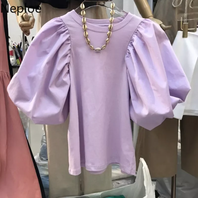 Neploe Korean T Shirt For Women 2022 Summer Clothing Puff Lantern Sleeve Tops White Tees Fashion Temperament Tshirt Femme Shirts
Neploe Korean T Shirt For Women 2022 Summer Clothing Puff Lantern Sleeve Tops White Tees Fashion Temperament Tshirt Femme Shirts