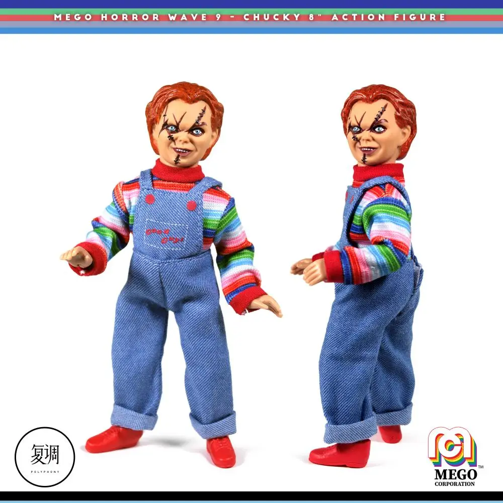 Mego Child's Play Chucky Action Figure Movies and TV 8 Inch Pvc&cloth Collectible Halloween Gift Horror Dolls Toys For Boys
Mego Child's Play Chucky Action Figure Movies and TV 8 Inch Pvc&cloth Collectible Halloween Gift Horror Dolls Toys For Boys