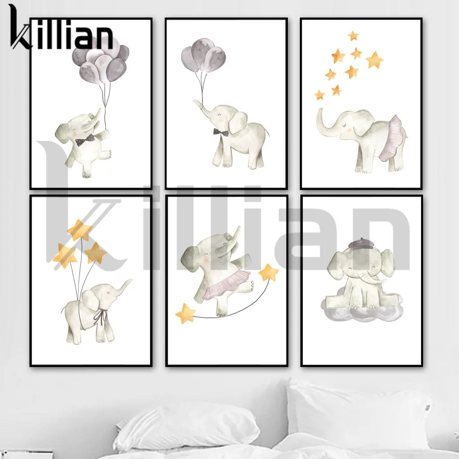 Star Balloon Elephant Canvas Painting Cartoon Cute Animals Posters Prints Wall Art Pictures for Baby Boy Girl Room Nursery Decor
Star Balloon Elephant Canvas Painting Cartoon Cute Animals Posters Prints Wall Art Pictures for Baby Boy Girl Room Nursery Decor