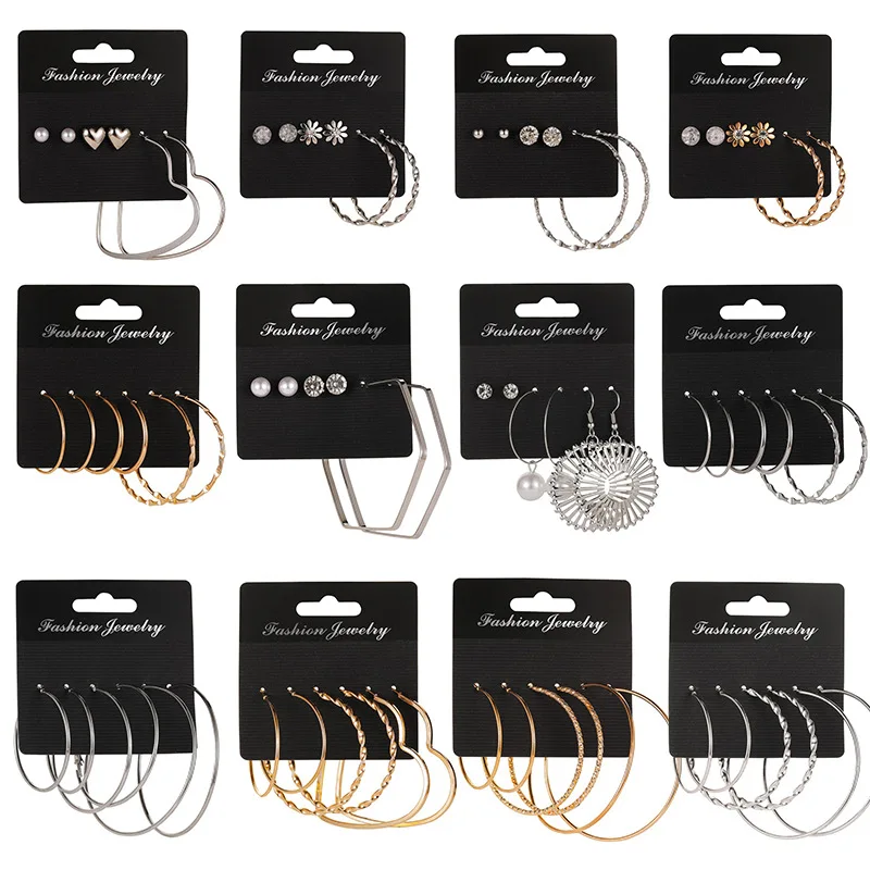 Women Earrings Women Luxury Jewelry Women Earring Set Concise Big Heart Ring Korean Fashion Accessories Women's Birthday Gift
Women Earrings Women Luxury Jewelry Women Earring Set Concise Big Heart Ring Korean Fashion Accessories Women's Birthday Gift