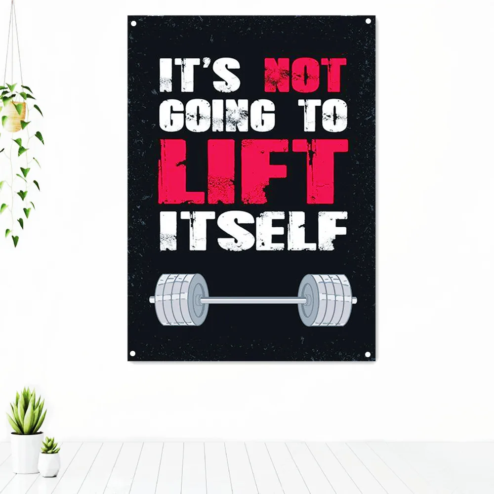IT'S NOT GOING TO LIFT ITSELF Fitness Workout Tapestry Wall Hanging Exercise Motivational Poster Wall Art Banner Flag Gym Decor
IT'S NOT GOING TO LIFT ITSELF Fitness Workout Tapestry Wall Hanging Exercise Motivational Poster Wall Art Banner Flag Gym Decor