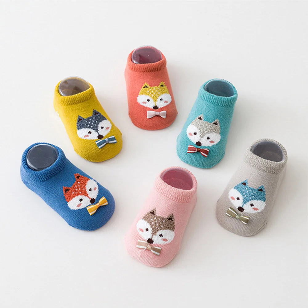 Baby Girl Socks Newborn Children's Christmas Floor Socks Autumn Winter Fox Bowknot Cartoon Thick Anti-slip Clothes Cheap Stuff
Baby Girl Socks Newborn Children's Christmas Floor Socks Autumn Winter Fox Bowknot Cartoon Thick Anti-slip Clothes Cheap Stuff