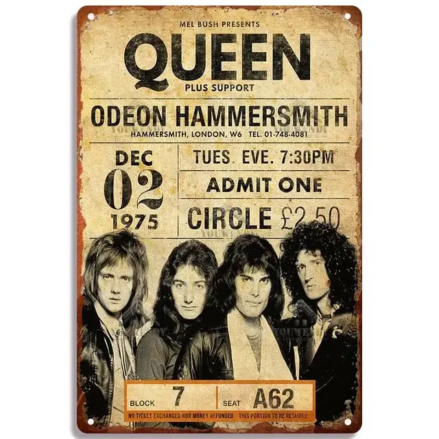 Металлический плакат HELLOYOUNG с концертом рок-музыки
Металлический плакат HELLOYOUNG с концертом рок-музыки