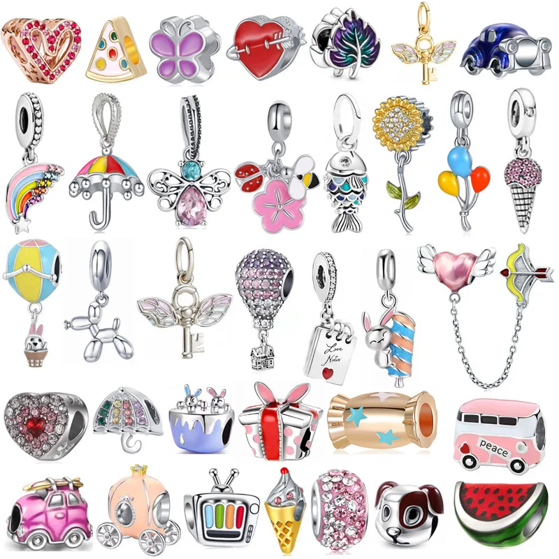 Fashion Shining Hot Air Balloon Cute Rabbit Gift Wings Key Flower Love Bead Fit Original Pandora Charms Bracelets Women DIY Gift
Fashion Shining Hot Air Balloon Cute Rabbit Gift Wings Key Flower Love Bead Fit Original Pandora Charms Bracelets Women DIY Gift