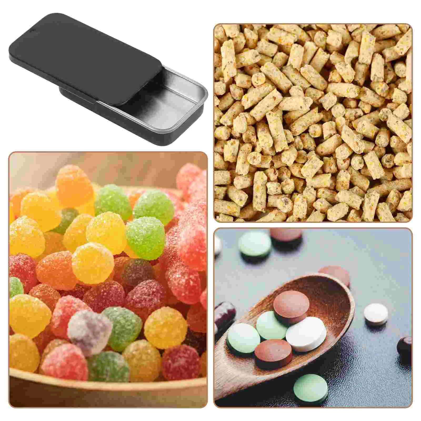 Mini Black Matte Sliding Cover Push-Pull Tin Box Portable U Disk Chewing Gum Metal Box Small Home Ointment Storage Box
Mini Black Matte Sliding Cover Push-Pull Tin Box Portable U Disk Chewing Gum Metal Box Small Home Ointment Storage Box