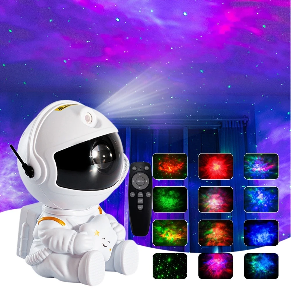 2022NEW Astronaut Projector Starry Sky Galaxy Stars Projector Night Light LED Lamp for Bedroom Room Decor Decorative Nightlights
2022NEW Astronaut Projector Starry Sky Galaxy Stars Projector Night Light LED Lamp for Bedroom Room Decor Decorative Nightlights
