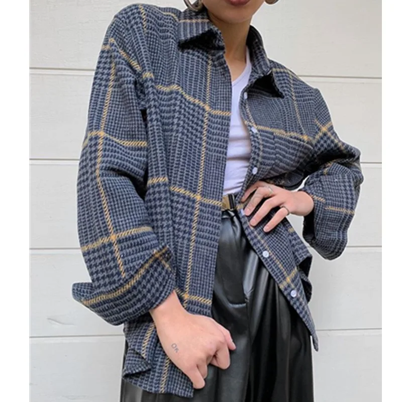 y2k Navy Blue Plaid Blazer Suit Women Casual Shirt Blazer Cardigan Office 2021 New Street Fashion Single Breasted Commute Suit
y2k Navy Blue Plaid Blazer Suit Women Casual Shirt Blazer Cardigan Office 2021 New Street Fashion Single Breasted Commute Suit
