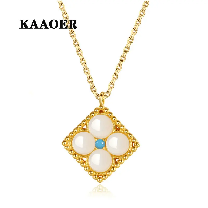 KAAOER 2022 Новинка 100% S925 Новое натуральное Нефритовое маленькое ожерелье на удачу женское темпераментное изысканное подарок на день матери опт...
KAAOER 2022 Новинка 100% S925 Новое натуральное Нефритовое маленькое ожерелье на удачу женское темпераментное изысканное подарок на день матери опт...