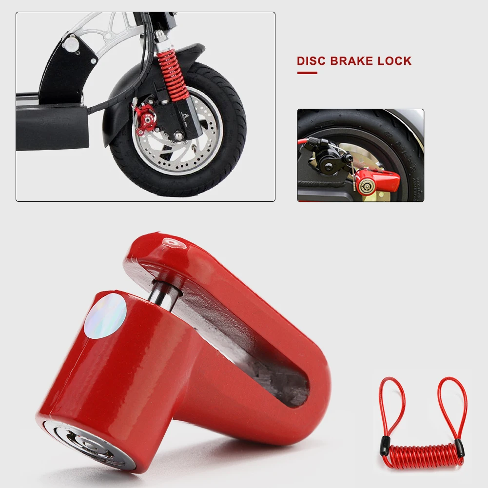 Motorcycle Lock Security Anti Theft MTB Bicycle Motorbike Disc Brake Lock Theft Protection For Scooter Cycling Bike Accessories
Motorcycle Lock Security Anti Theft MTB Bicycle Motorbike Disc Brake Lock Theft Protection For Scooter Cycling Bike Accessories