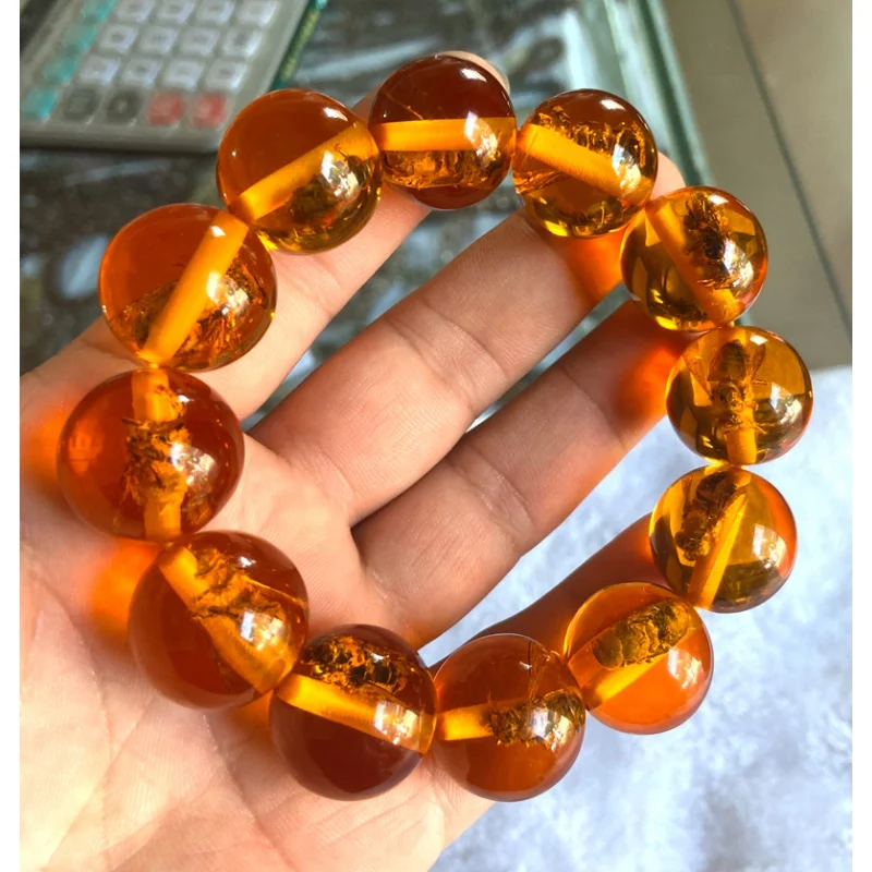 Certificate 20mm Natural Yellow Mexican Amber Beeswax Bracelet
Certificate 20mm Natural Yellow Mexican Amber Beeswax Bracelet