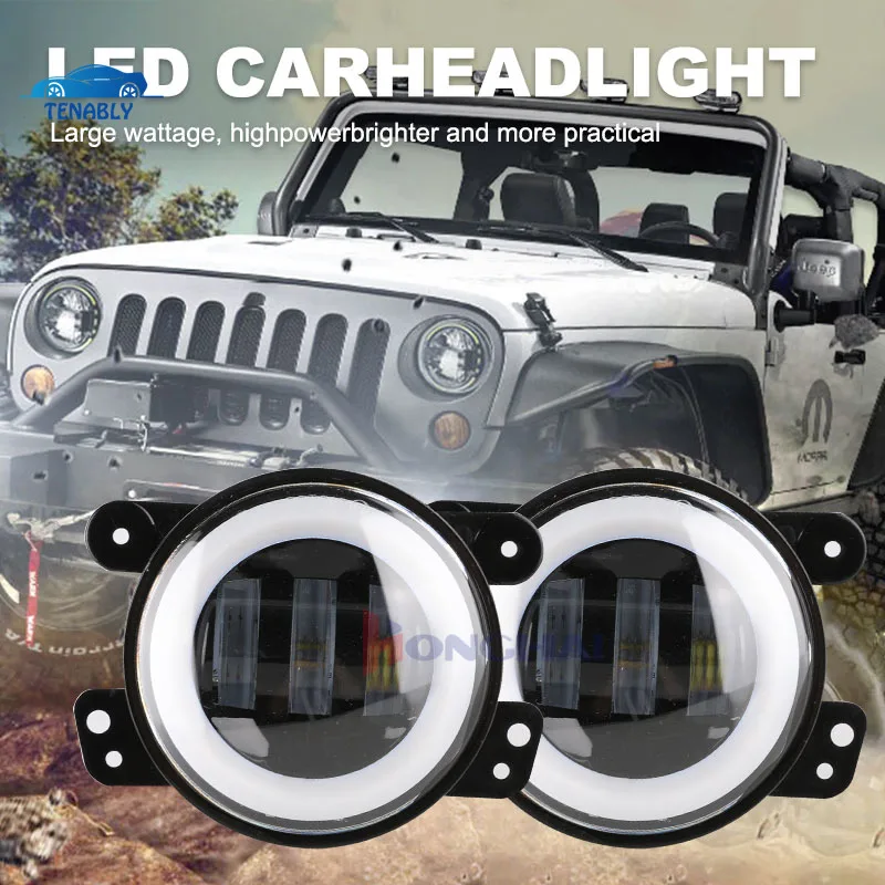 Противотуманные фары в сборе с кольцом Halo для Wrangler TJ JK светодиодный льный передний бампер светодиодные линзы Противотуманные фары DRL 30 Вт 12 ...
Противотуманные фары в сборе с кольцом Halo для Wrangler TJ JK светодиодный льный передний бампер светодиодные линзы Противотуманные фары DRL 30 Вт 12 ...