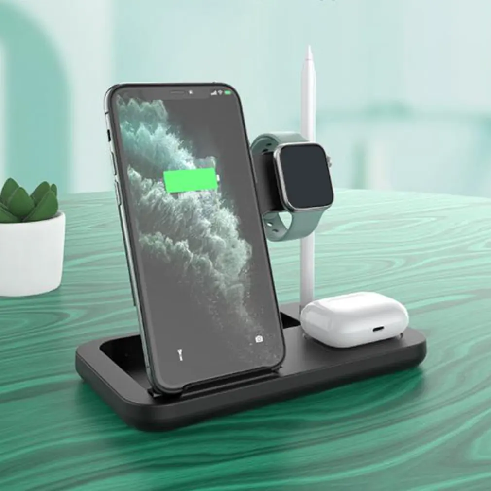 Wireless Charger Station 15W Fast Wireless Charging Dock 4 in 1 for Apple Watch 6 5 4 3 iPhone 12 11 XS XR X Airpods Pro
Wireless Charger Station 15W Fast Wireless Charging Dock 4 in 1 for Apple Watch 6 5 4 3 iPhone 12 11 XS XR X Airpods Pro