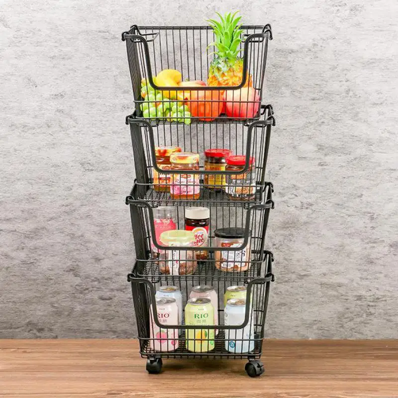 Rotating Wheels Movable Iron Stackable Metal Wire Storage Basket Portable Living Room Kitchen Organizer Rack Shelf
Rotating Wheels Movable Iron Stackable Metal Wire Storage Basket Portable Living Room Kitchen Organizer Rack Shelf
