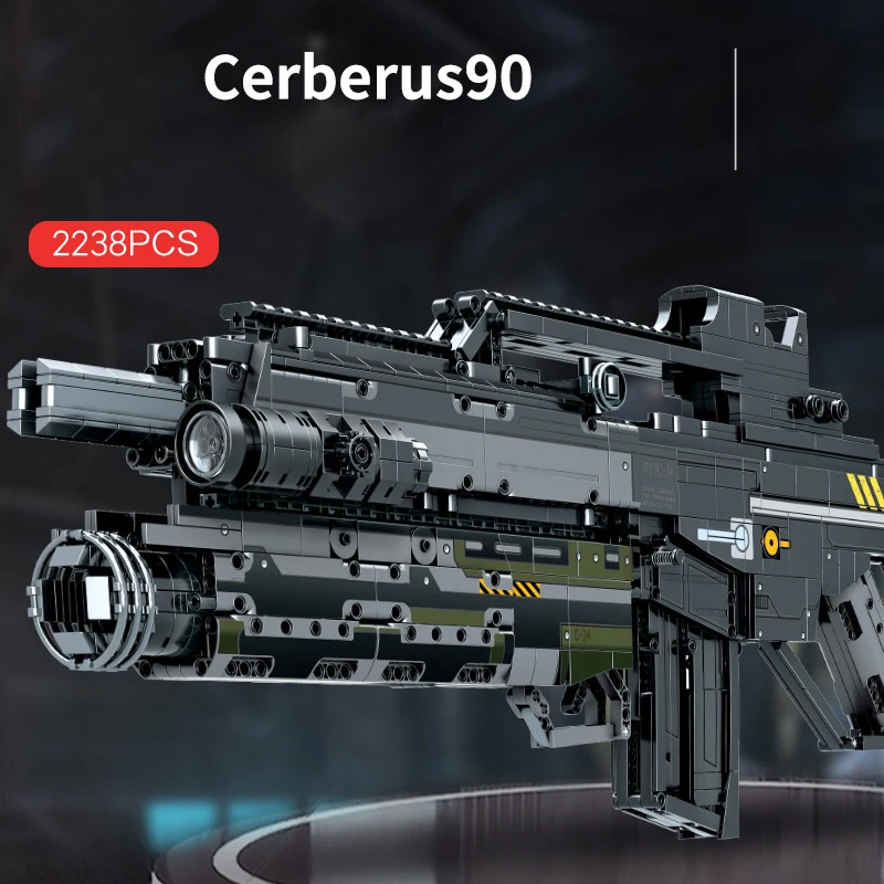 Incarnation Game Military Weapon Building Blocks Shooting Bricks Cerberus 90 Heavy Rifle Assemble Model Toy With Light For Gifts
Incarnation Game Military Weapon Building Blocks Shooting Bricks Cerberus 90 Heavy Rifle Assemble Model Toy With Light For Gifts