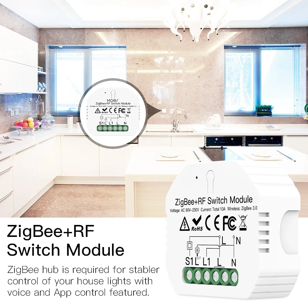 Умный модуль переключателя ZigBee с Wi-Fi, диммер для занавесок, дистанционное управление с помощью приложения Smart Life, Alexa Google Home, Голосовое управление
Умный модуль переключателя ZigBee с Wi-Fi, диммер для занавесок, дистанционное управление с помощью приложения Smart Life, Alexa Google Home, Голосовое управление