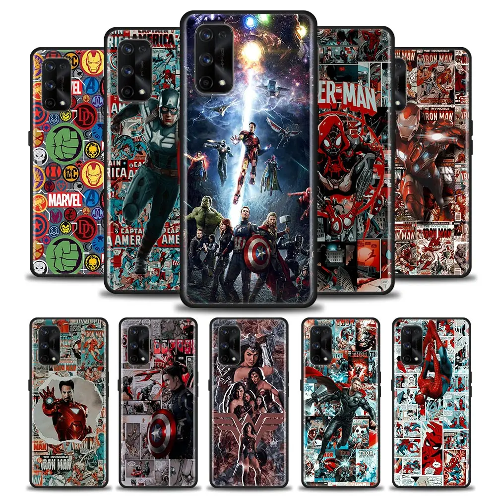 Marvel Iron Man Spiderman Heros Phone Casefor Realme XT GT GT2 5 6 7 7i 8 8i 9i 9 C17 Pro 5G SE Master Neo2 Soft Silicone Case
Marvel Iron Man Spiderman Heros Phone Casefor Realme XT GT GT2 5 6 7 7i 8 8i 9i 9 C17 Pro 5G SE Master Neo2 Soft Silicone Case