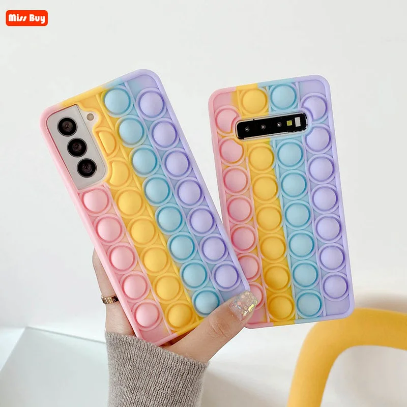 Rainbow Reliver Stress Case For Xiaomi Redmi 9A Mi 11 Lite K40 MI11I 11T POCO F3 Redmi 10T 8 8A K30Pro Anti-stress Bunbble Cover
Rainbow Reliver Stress Case For Xiaomi Redmi 9A Mi 11 Lite K40 MI11I 11T POCO F3 Redmi 10T 8 8A K30Pro Anti-stress Bunbble Cover