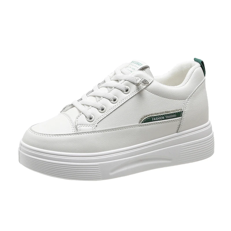 Wholesale women's sports shoes Fashion breathable vulcanized shoes Pu leather thick soled shoes Women's lace up casual shoes
Wholesale women's sports shoes Fashion breathable vulcanized shoes Pu leather thick soled shoes Women's lace up casual shoes