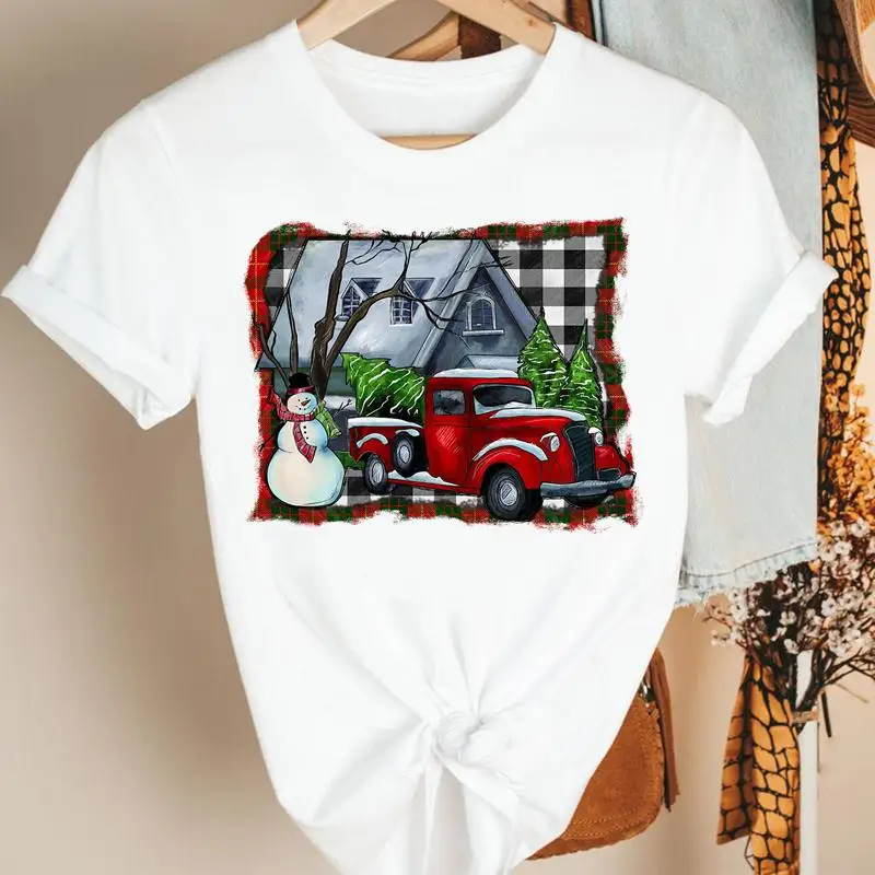 Women Pretty Style Truck Lovely New Year Holiday Merry Christmas T Tee Fashion Tshirt Print Nice Lady Top Graphic T-shirt
Women Pretty Style Truck Lovely New Year Holiday Merry Christmas T Tee Fashion Tshirt Print Nice Lady Top Graphic T-shirt