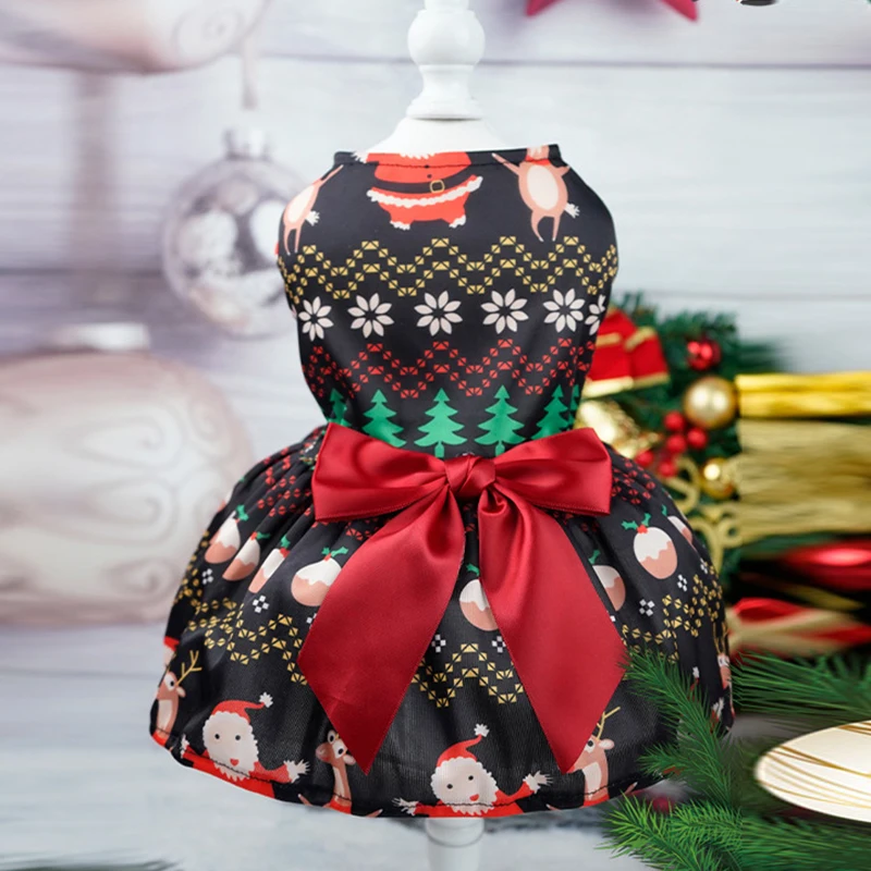 Pet Clothes Christmas Dog Evening Dress Xmas Snowflake Printed Puppy Skirts Cute Princess Dresses For Small Medium Dogs
Pet Clothes Christmas Dog Evening Dress Xmas Snowflake Printed Puppy Skirts Cute Princess Dresses For Small Medium Dogs