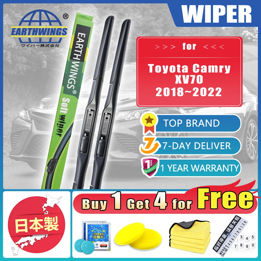 For Toyota Camry 70 XV70 Ascent SX TRD XLE 2018 2019 2020 2021 2022 Daihatsu Altis Car Front Wiper Blades Windscreen Windshield
For Toyota Camry 70 XV70 Ascent SX TRD XLE 2018 2019 2020 2021 2022 Daihatsu Altis Car Front Wiper Blades Windscreen Windshield