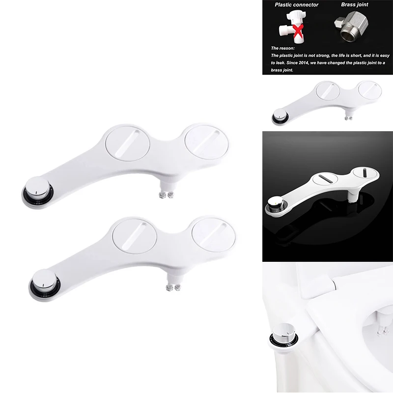 2 Pack Bidet Attachment Non-Electric Mechanical Fresh Water Spray Bidet Toilet Attachment With Self Cleaning Nozzle
2 Pack Bidet Attachment Non-Electric Mechanical Fresh Water Spray Bidet Toilet Attachment With Self Cleaning Nozzle
