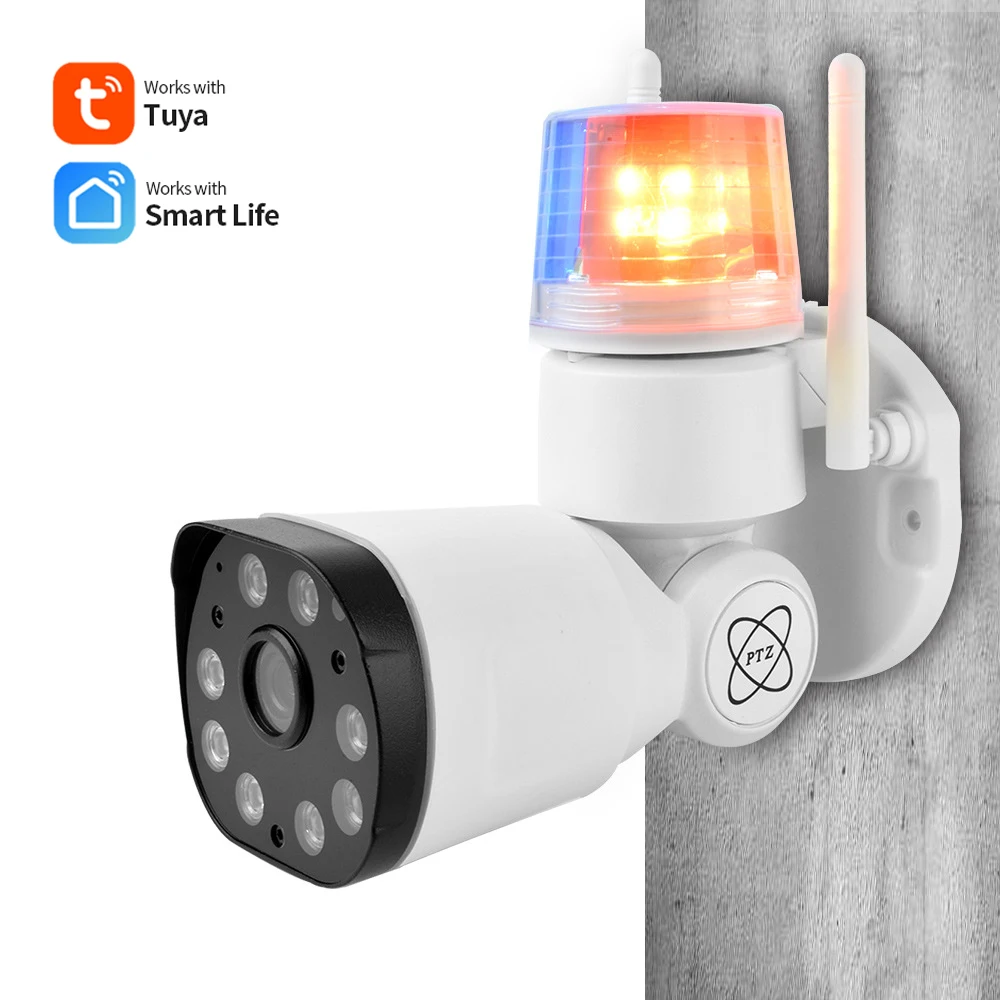 PTZ 1080P HD IP Camera Wifi Outdoor Flash Local Alarm Tuya Smart Home Video Security Protection CCTV with Aleax
PTZ 1080P HD IP Camera Wifi Outdoor Flash Local Alarm Tuya Smart Home Video Security Protection CCTV with Aleax