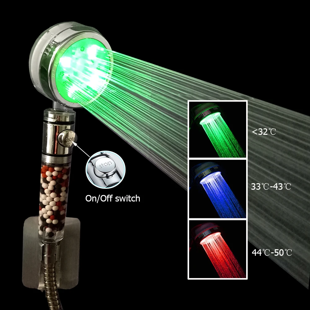 High Rain Ion Shower Sensor Nozzle Head Pressure Head Negative Filter with Mineral Stop Shower Button Led Bathroom Handheld
High Rain Ion Shower Sensor Nozzle Head Pressure Head Negative Filter with Mineral Stop Shower Button Led Bathroom Handheld