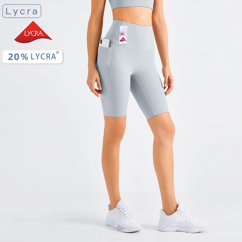 Short Sports Lycra Women's Yoga Short Leggings Gym Fitness Push Up High Waist Pants Workout Naked Feeling Tights With Pockets 
Short Sports Lycra Women's Yoga Short Leggings Gym Fitness Push Up High Waist Pants Workout Naked Feeling Tights With Pockets
