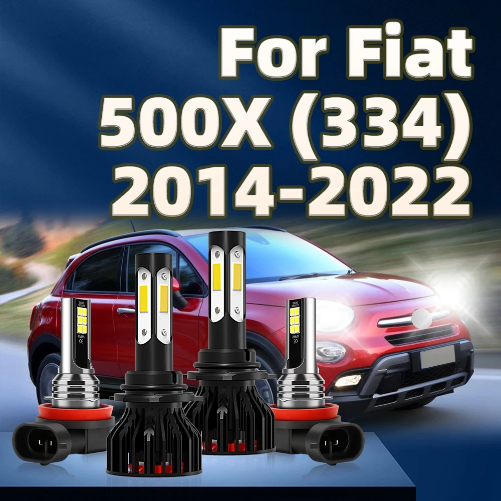 

Led Headlights 130W HIR2 Car Lights 6000K H8 Fog Lamps Kit For Fiat 500X (334) 2014 2015 2016 2017 2018 2019 2020 2021 2022