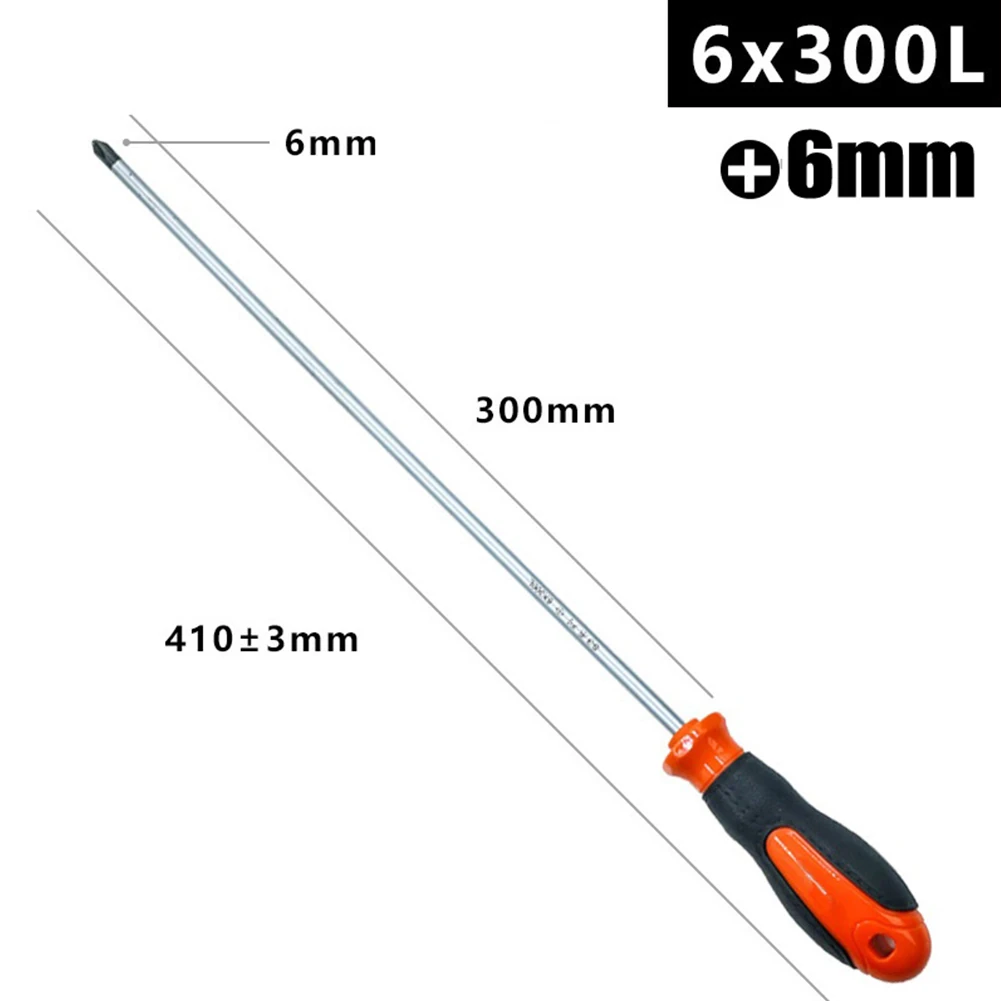 Cross Screwdriver Replacement Slotted 12 Inch Long 6X300L Magnetic Nutdrivers Parts Portable Practical Durable
Cross Screwdriver Replacement Slotted 12 Inch Long 6X300L Magnetic Nutdrivers Parts Portable Practical Durable
