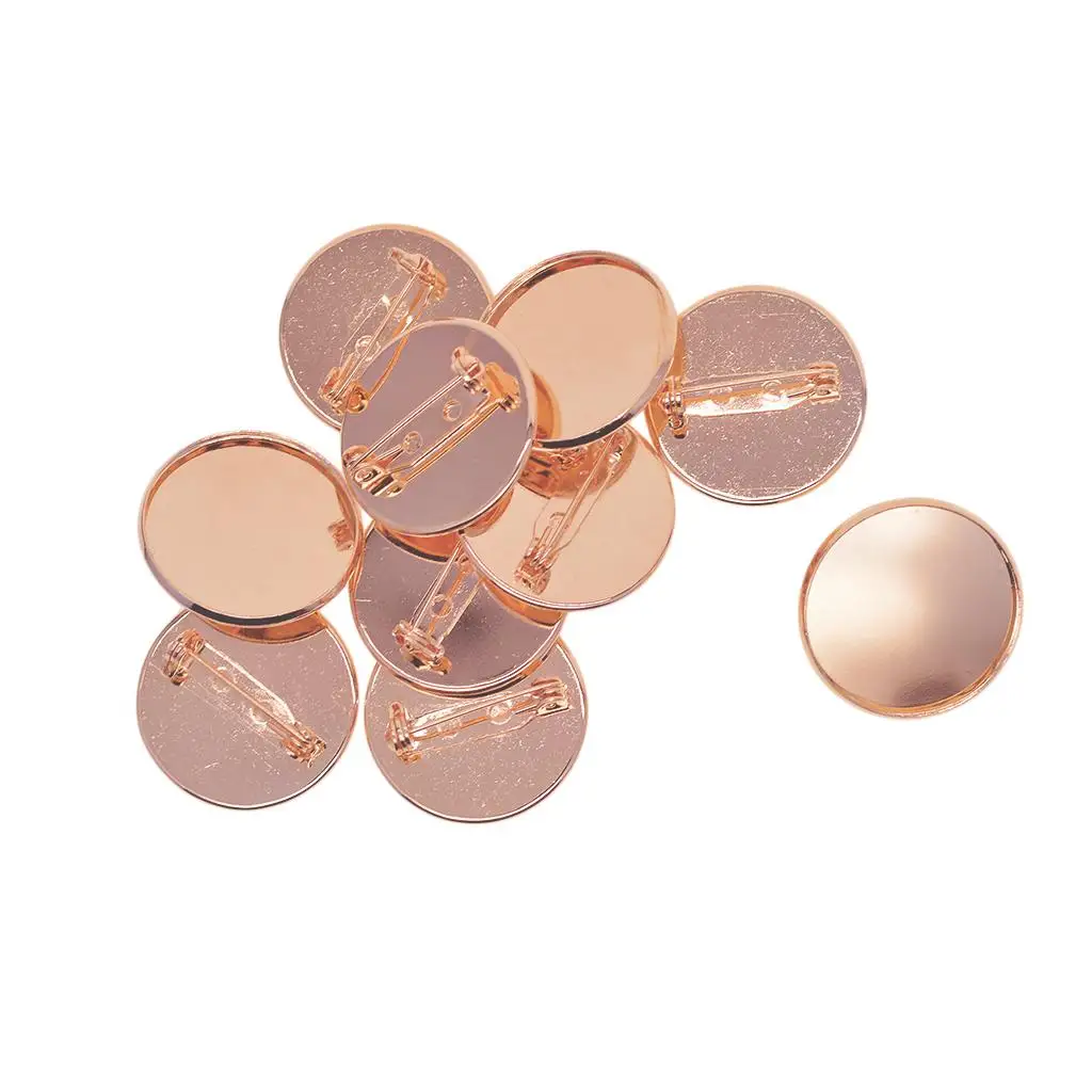 DIY Brooch Findings, Brooch Base Blanks Trays Backs, Size: 25mm, 10Pcs,Rose Round Blank Cabochon Jewelry Brooches Settings
DIY Brooch Findings, Brooch Base Blanks Trays Backs, Size: 25mm, 10Pcs,Rose Round Blank Cabochon Jewelry Brooches Settings