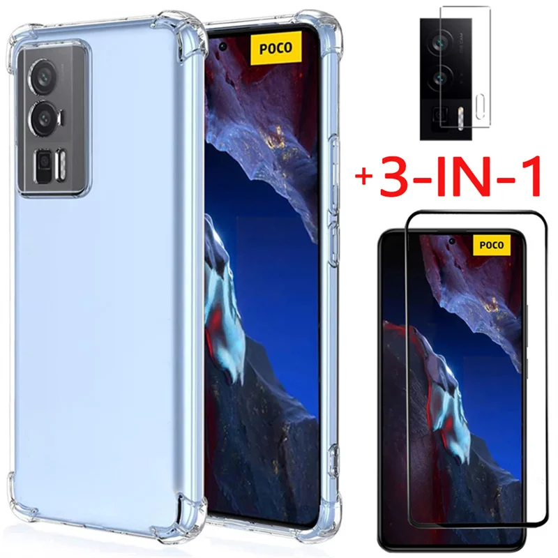 Poco F5 Pro 5G Case, Glass + Case for Poco-F5 F4 F3 Phone Cases Pocophone F5 Xiaomi Poco F4 GT Shockproof Silicone Cover Poco F5
Poco F5 Pro 5G Case, Glass + Case for Poco-F5 F4 F3 Phone Cases Pocophone F5 Xiaomi Poco F4 GT Shockproof Silicone Cover Poco F5