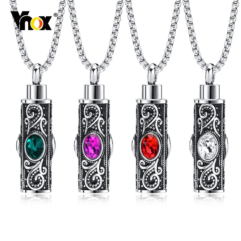 Vnox ожерелье с кремационной урной для золы Keepsake украшения кремации детской