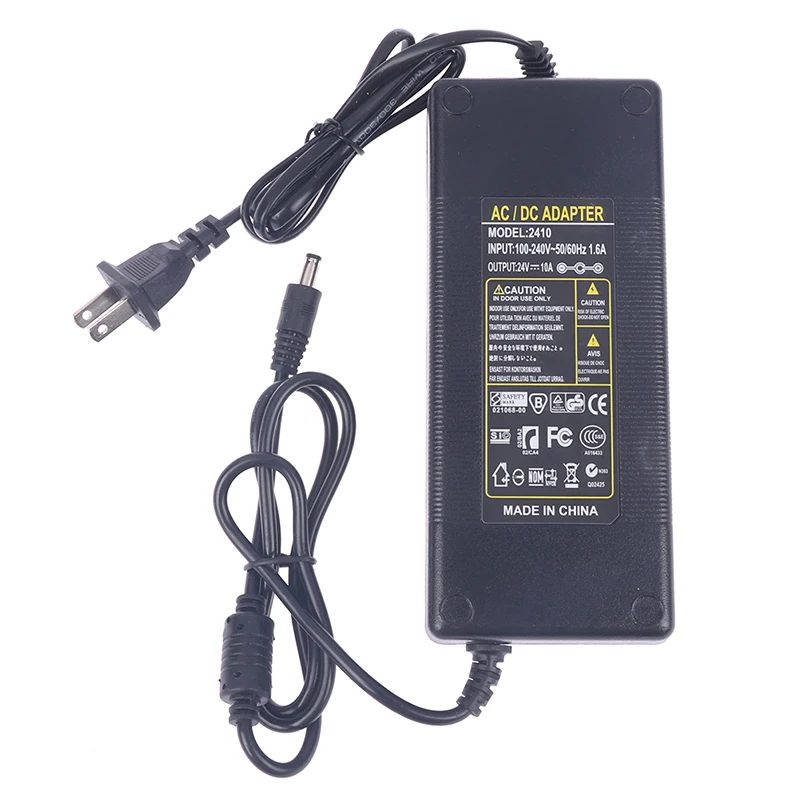 

Amplifier 24V Power Adapter AC100-240V To DC24V 10A Power Supply For TPA3116 TPA3116D2 TDA7498E Sound Amplifiers US Plug