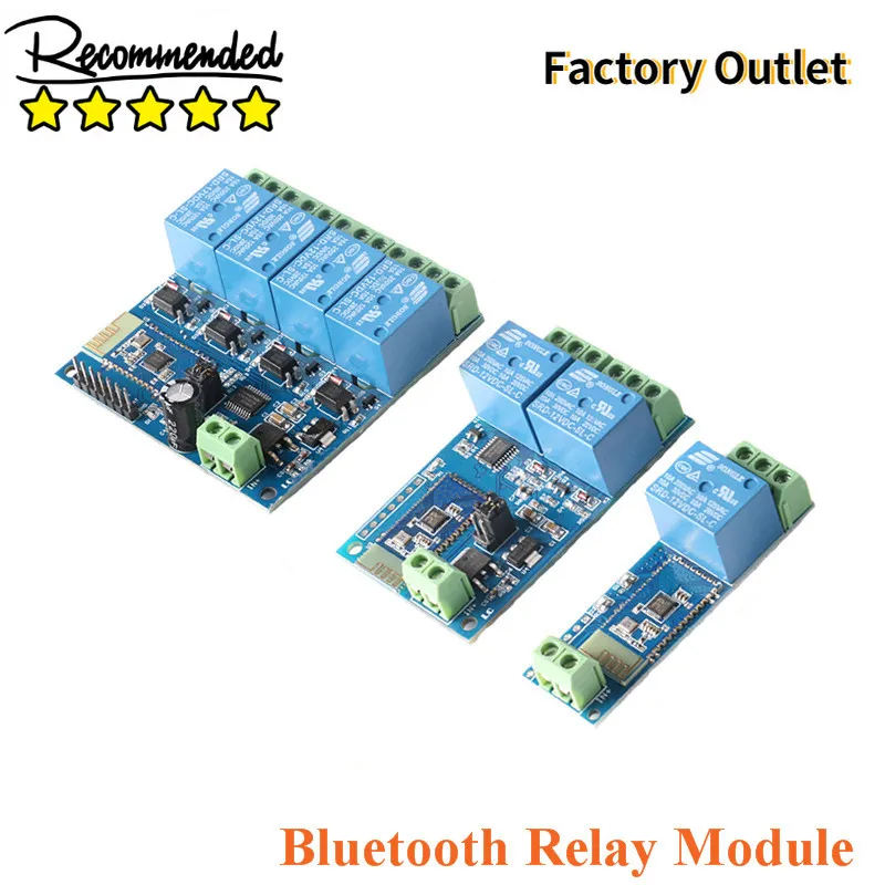ESP8266 12V WiFi Relay Module 1 2 4 Way Wireless WIFI Module Things Smart Home Remote Control Switch for Arduino Phone
ESP8266 12V WiFi Relay Module 1 2 4 Way Wireless WIFI Module Things Smart Home Remote Control Switch for Arduino Phone